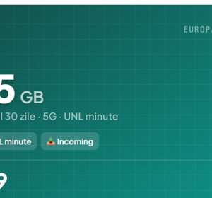 eSIM Europa 35GB — Date + Apeluri + SMS