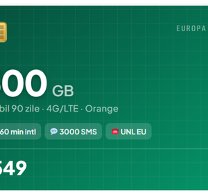 eSIM Europa 500GB